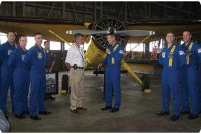 Kevin T. Walsh - With Blue Angels Boss